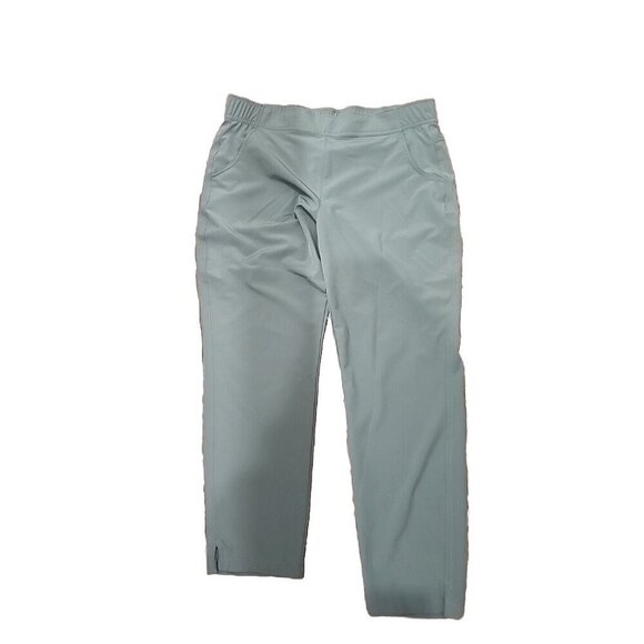 Eddie Bauer Pants Traveler Ankle Lightweight Stretch Green UPF50+ Women's Large - Picture 1 of 8